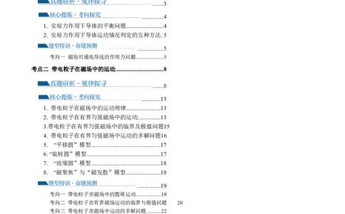 专题10磁场带电粒子在磁场中的运动（讲义）（解析版）_04高考物理_新高考复习资料_2024新高考复习资料_二轮复习资料_2024年高考物理二轮复习讲练测（新教材新高考）