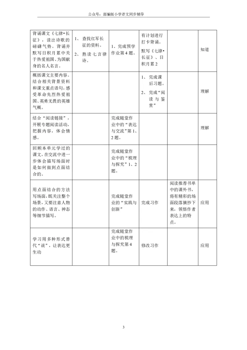 部编版小学语文同步辅导：六年级上册第2单元作业设计_小学1-6年级常用的上册资源汇总_六年级上册资料(1)_部编版语文六年级上册第1-8单元作业设计