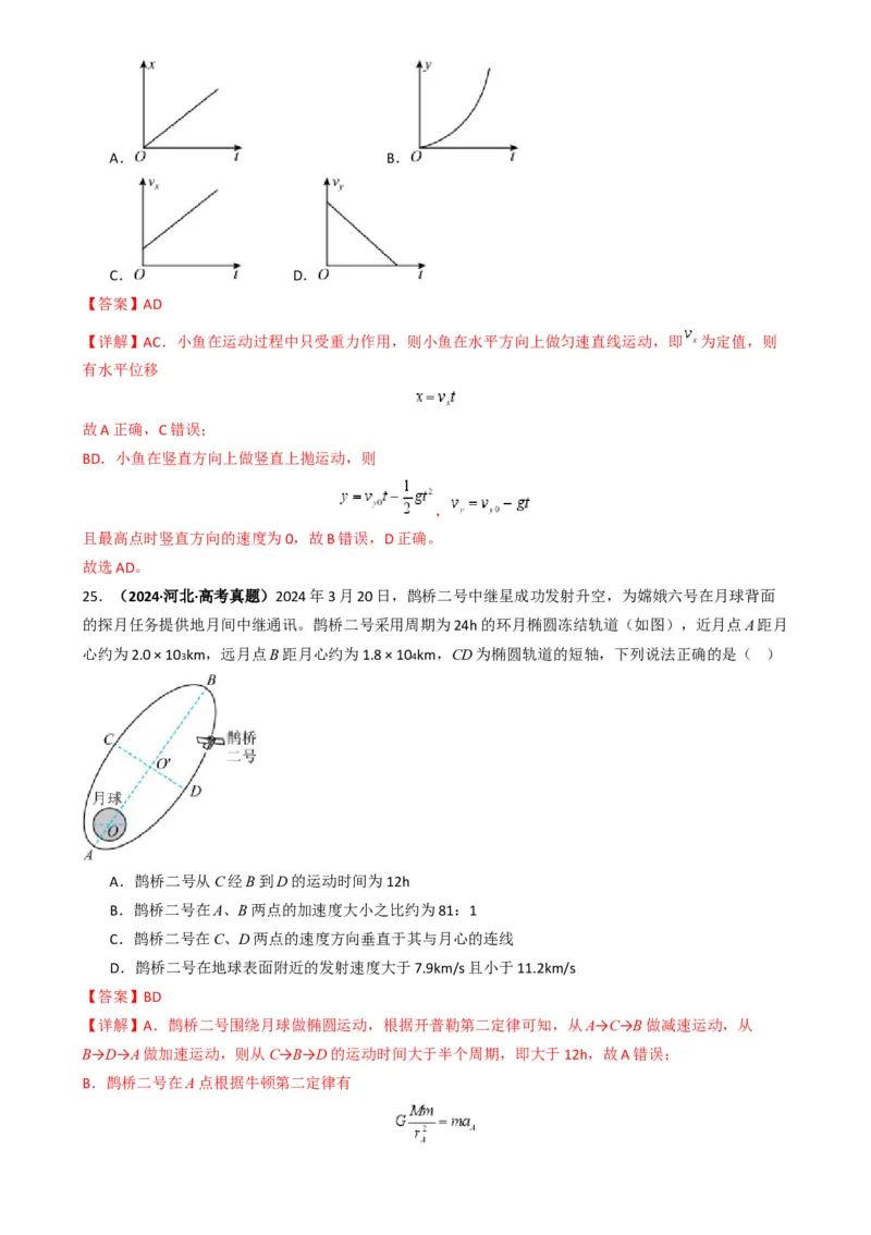 专题02力与运动（解析版）_04高考物理_2025年新高考资料_二轮复习_2025年高考物理二轮热点题型归纳与变式演练（新高考通用）339880232