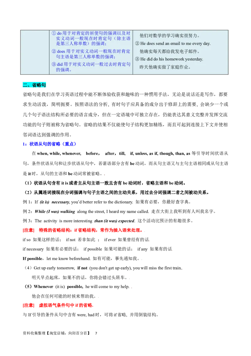 第25讲特殊句式（核心考点精讲精练）（解析版）-备战2024年高考英语一轮复习考点帮（全国通用）_03高考英语_通用版（老高考）复习资料_2024年复习资料_第二部分语法