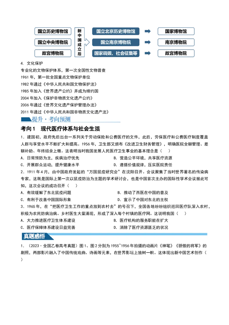 第23讲社会主义建设在探索中曲折发展（原卷版）_07高考历史_2024年新高考资料_1.2024一轮复习_2024年高考历史一轮复习讲练测（新教材新高考）_136