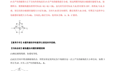 专题12.1磁场的叠加、磁场对通电导线的作用力讲解析版_04高考物理_新高考复习资料_2022年新高考复习资料_2022年高考物理一轮复习讲练测（新教材新高考）