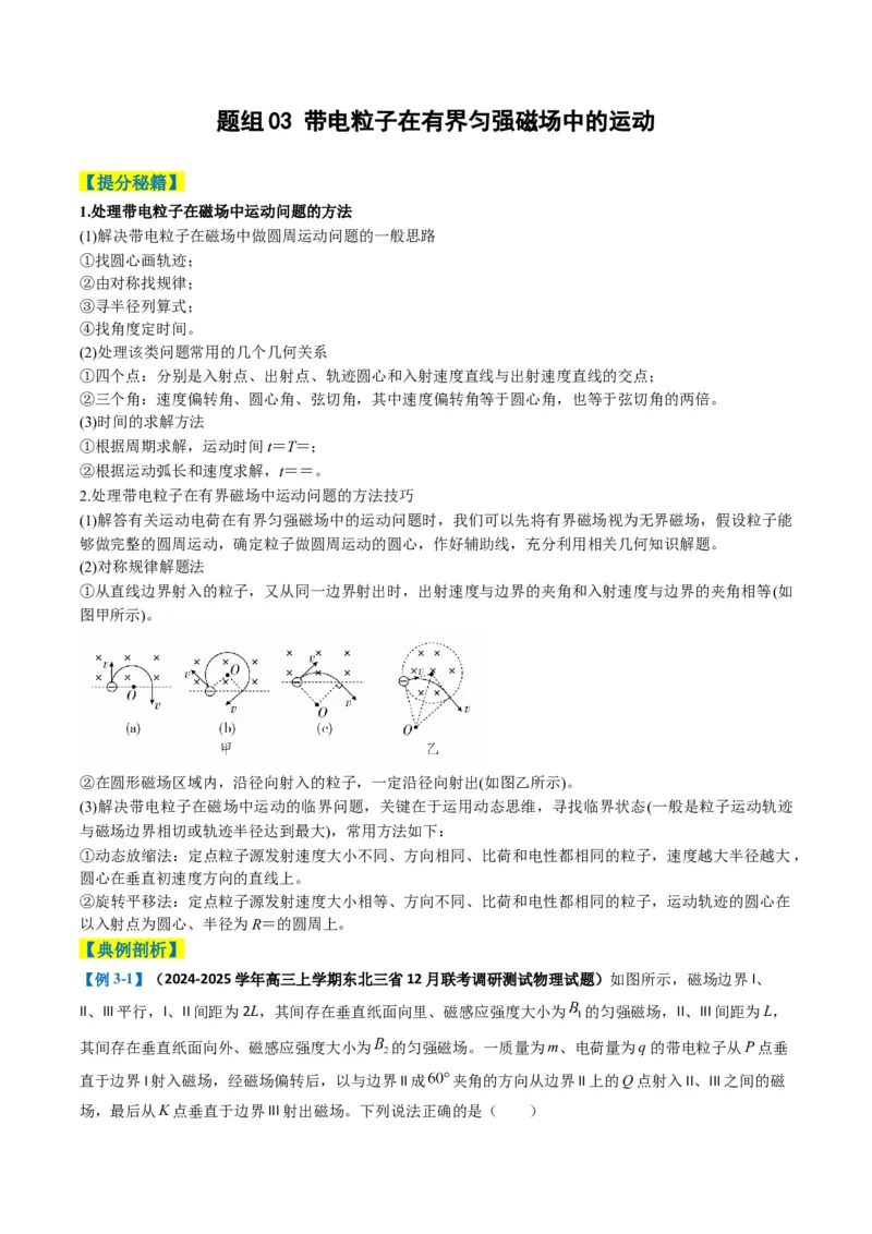 专题05磁场（解析版）_04高考物理_2025年新高考资料_二轮复习_2025年高考物理二轮热点题型归纳与变式演练（新高考通用）339880232