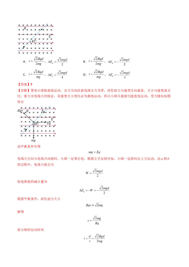 专题05磁场（解析版）_04高考物理_2025年新高考资料_二轮复习_2025年高考物理二轮热点题型归纳与变式演练（新高考通用）339880232