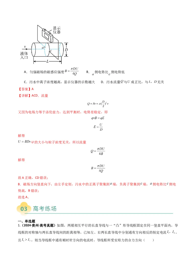 专题05磁场（解析版）_04高考物理_2025年新高考资料_二轮复习_2025年高考物理二轮热点题型归纳与变式演练（新高考通用）339880232