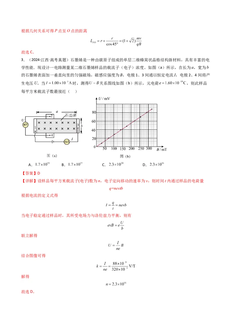 专题05磁场（解析版）_04高考物理_2025年新高考资料_二轮复习_2025年高考物理二轮热点题型归纳与变式演练（新高考通用）339880232