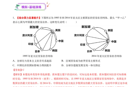 第20讲中国特色社会主义新时代（练习）（解析版）_07高考历史_2025年新高考资料_一轮复习_2025年高考历史一轮复习讲练测（新教材新高考）（完结）_讲义+练习