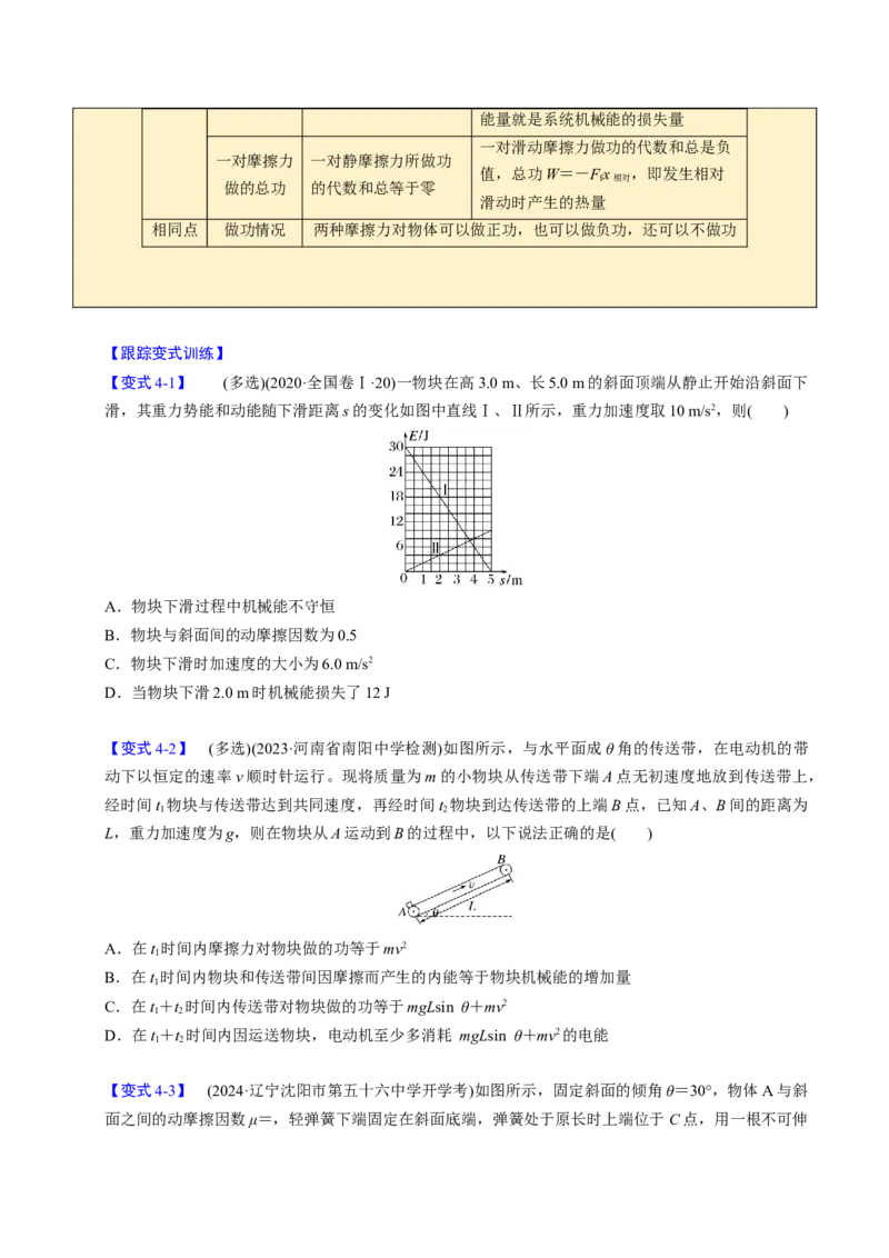 第14讲机械能守恒定律五大题型（举一反三）（原卷版）_03高考英语_2025年新高考资料_二轮复习_01高考语文等多个文件_备战2025年高考物理举一反三系列（新高考通用）