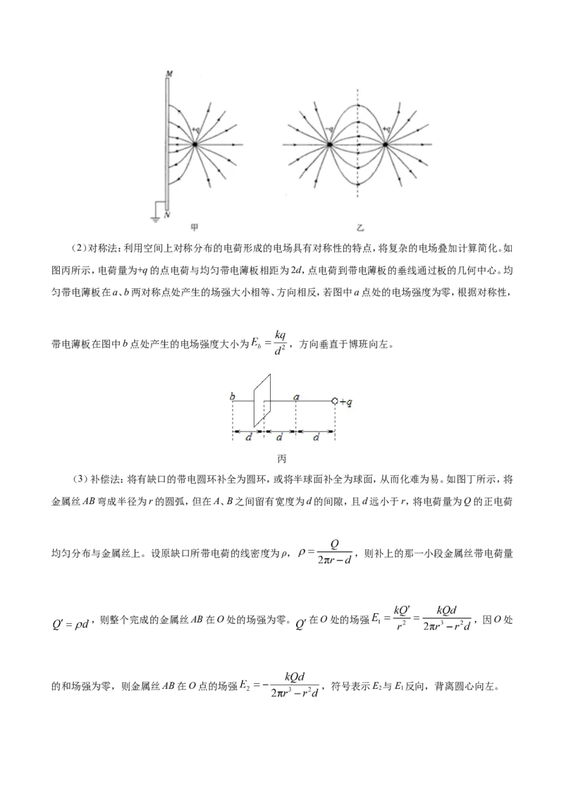 专题08电场-备战2019年高考物理之纠错笔记系列（原卷版）_04高考物理_新高考复习资料_2022年新高考复习资料_高考物理2022年一轮复习各版本_1.2022年高考物理一轮复习全国通用版