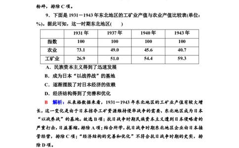 第16课中华民族的抗日战争作业_07高考历史_新高考复习资料_2022年新高考复习资料_2022届一轮复习讲练结合7.11更新_系列2_第七单元　中国成立与新民主主义革命兴起