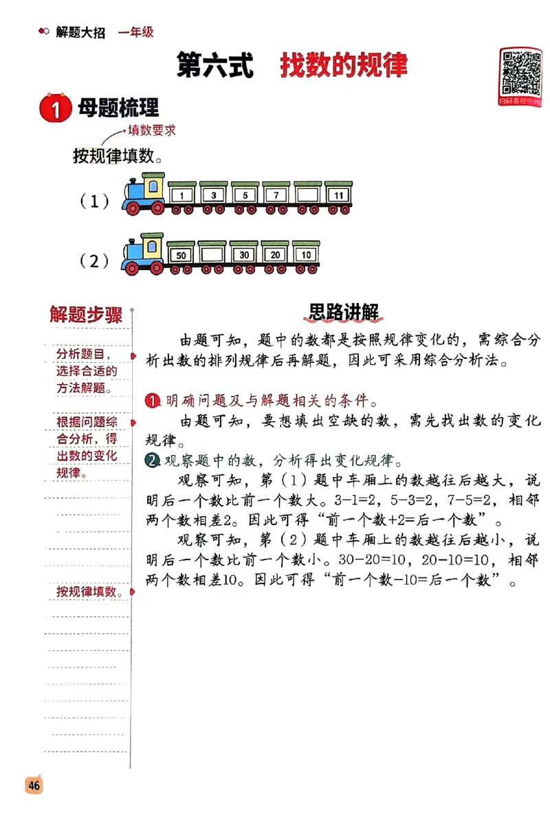 数学母题-解题大招-一年级上册练习册_小学1-6年级常用的上册资源汇总_一年级上册资料