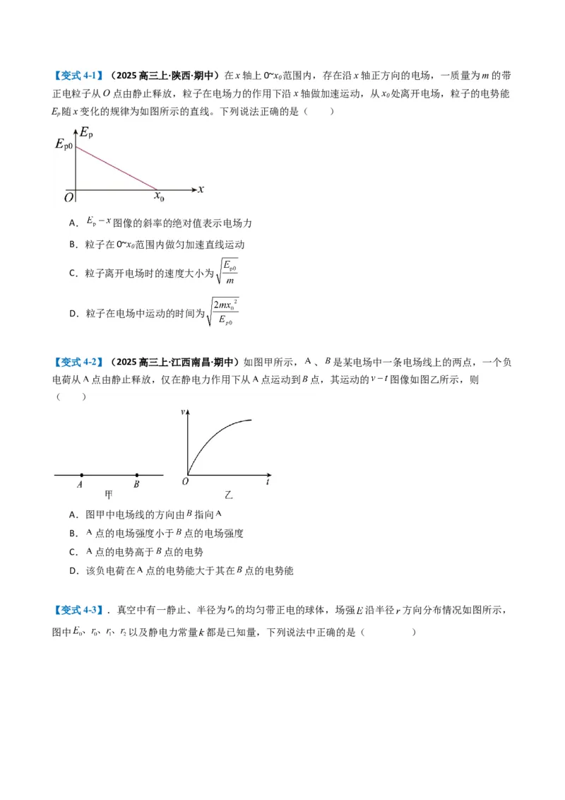 专题04静电场的性质（原卷版）_04高考物理_2025年新高考资料_二轮复习_2025年高考物理二轮热点题型归纳与变式演练（新高考通用）339880232