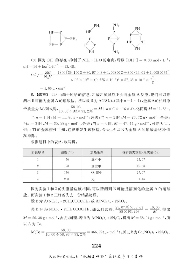 高中化学竞赛考前辅导_奥数专题合集_H007奥数类教辅汇总PDF_初高中联赛考前辅导
