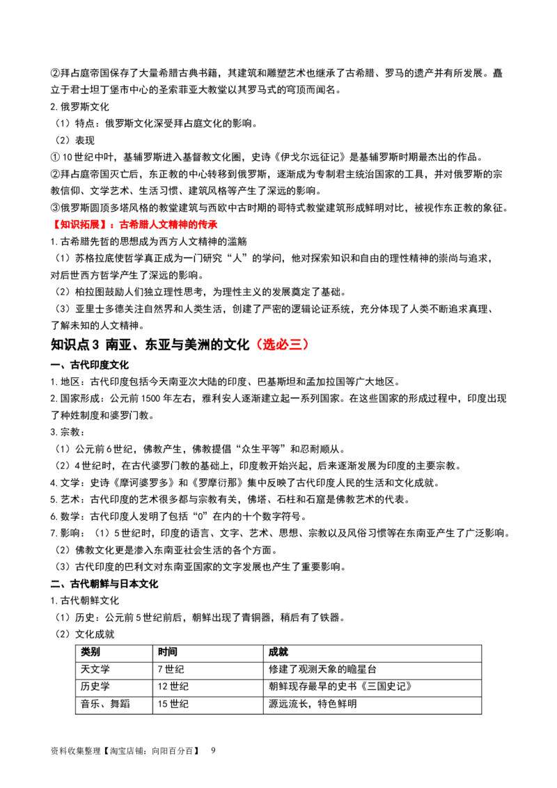 第29讲世界古代的政治制度和丰富多样的文化（解析版）_07高考历史_新高考复习资料_2024年新高考复习资料_一轮复习资料_完2024年高考历史一轮复习讲练测(课件+讲义+练习)（新高考）_85