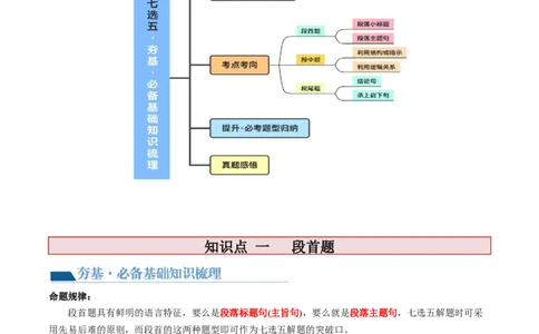 第19讲七选五（讲义）-2024年高考英语一轮复习讲练测（新教材新高考）（解析版）_03高考英语_2024年新高考资料_1.2024一轮复习_2024年高考英语一轮复习讲练测（新教材新高考）