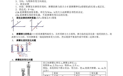 2.1三种常见的力（讲）--2023年高考物理一轮复习讲练测（全国通用）（原卷版）_04高考物理_通用版（老高考）复习资料_2023年复习资料_一轮复习