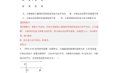 专题09磁场(解析版)_04高考物理_通用版（老高考）复习资料_2024年复习资料_完五年（2019-2023）高考物理真题分项汇编（全国通用）