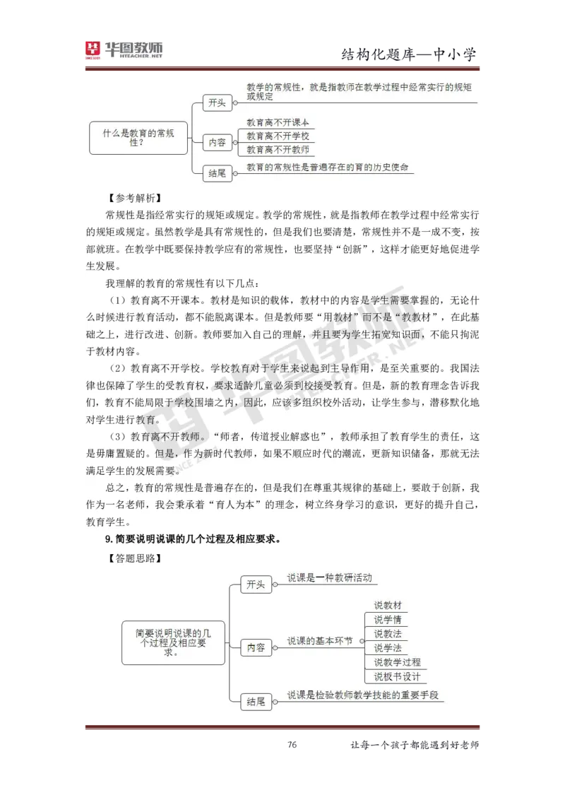 21年下教资面试结构化中小学题库_初中物理教资面试_02初中结构化_赠：结构化板块真题_0221下半年结构化真题_21下结构化面试题库HT