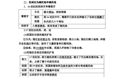 第28课世界殖民体系的形成与亚非拉民族独立运动教案_07高考历史_新高考复习资料_2022年新高考复习资料_2022届一轮复习讲练结合7.11更新_系列2