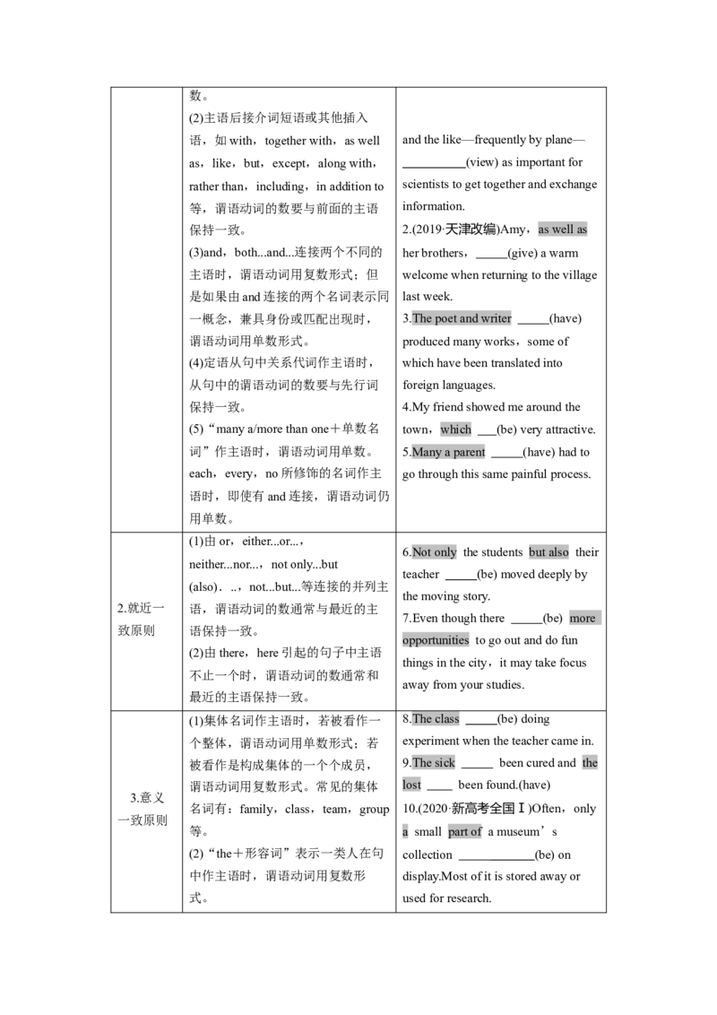 第2部分　专题4　第1讲　有提示词类&mdash;&mdash;动词_03高考英语_新高考复习资料_2023年新高考资料_二轮复习_2023年高考英语二轮复习讲义+课件（新高考版）_学生版