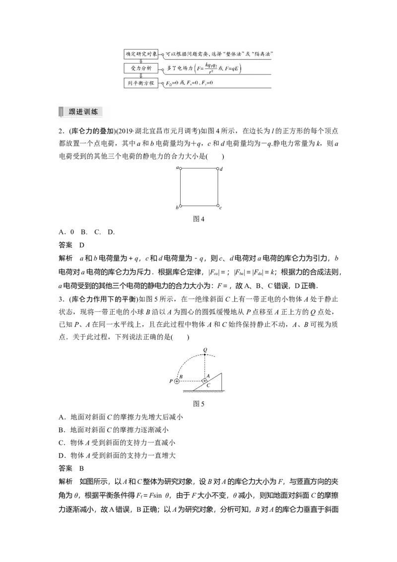 2022年高考物理一轮复习（新高考版1(津鲁琼辽鄂)适用）第8章第1讲电场力的性质_04高考物理_新高考复习资料_2022年新高考复习资料_高考物理2022年一轮复习各版本