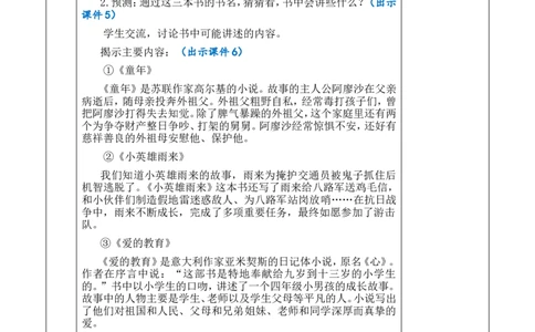 快乐读书吧：笑与泪，经历与成长优质版教案_25秋1-6年级语文上册课件教案_25秋统编版语文六年级上册_统编版语文六年级上册教学资源包（25秋七彩课堂）_4.第四单元_教案