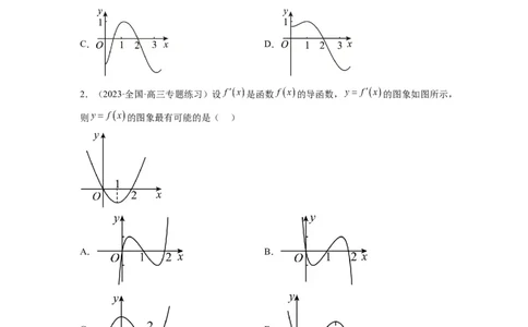 第15讲导数与函数的单调性（精讲）一轮复习讲义2024年高考数学高频考点题型归纳与方法总结（新高考通用）原卷版_02高考数学_新高考复习资料_2024年新高考资料_一轮复习资料