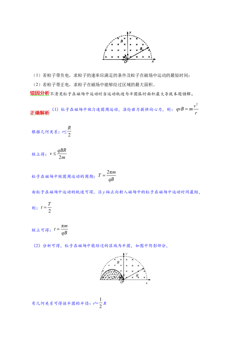 专题10磁场-备战2019年高考物理之纠错笔记系列（解析版）_04高考物理_新高考复习资料_2022年新高考复习资料_高考物理2022年一轮复习各版本_赠19年高考物理纠错笔记