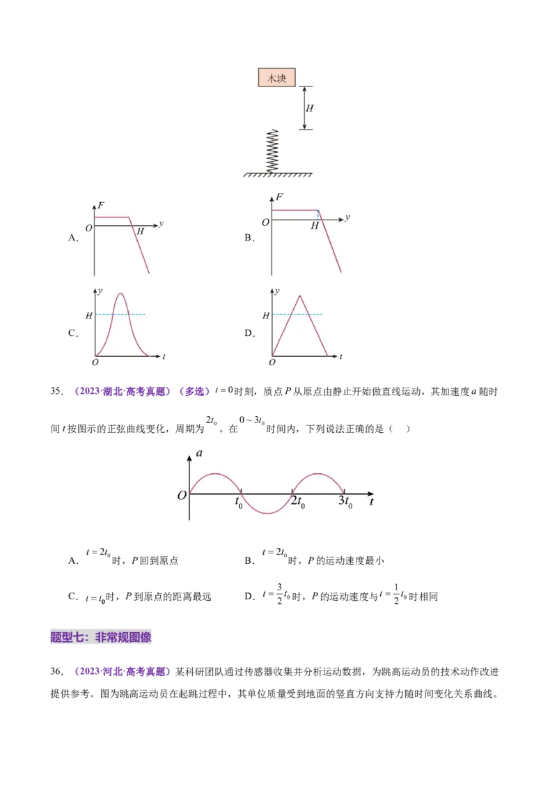 专题02力与直线运动（练习）（原卷版）_04高考物理_2025年新高考资料_二轮复习_上好课2025年高考物理二轮复习讲练测（新高考通用）3381829