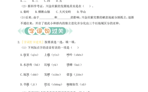 第八单元通关_25秋1-6年级语文上册课件教案_25秋统编版语文五年级上册_统编版语文五年级上册教学资源包（25秋状元大课堂）_4-《状元大课堂》五年级语文上册_五年级语文上册_作业课件