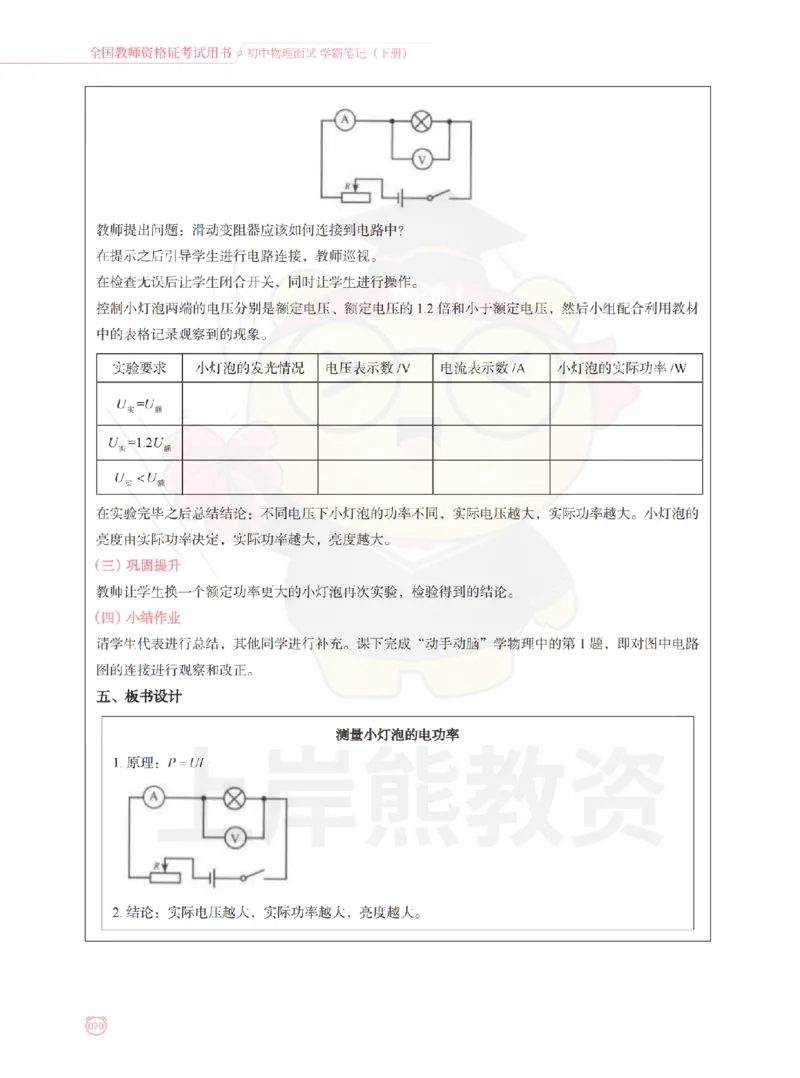 全国教师资格证考试用书&middot;初中物理面试学霸笔记（下册）_纯图版_初中物理教资面试_03初中物理逐字稿_1初中物理逐字稿（260篇）_1初中物理试讲稿250篇重点
