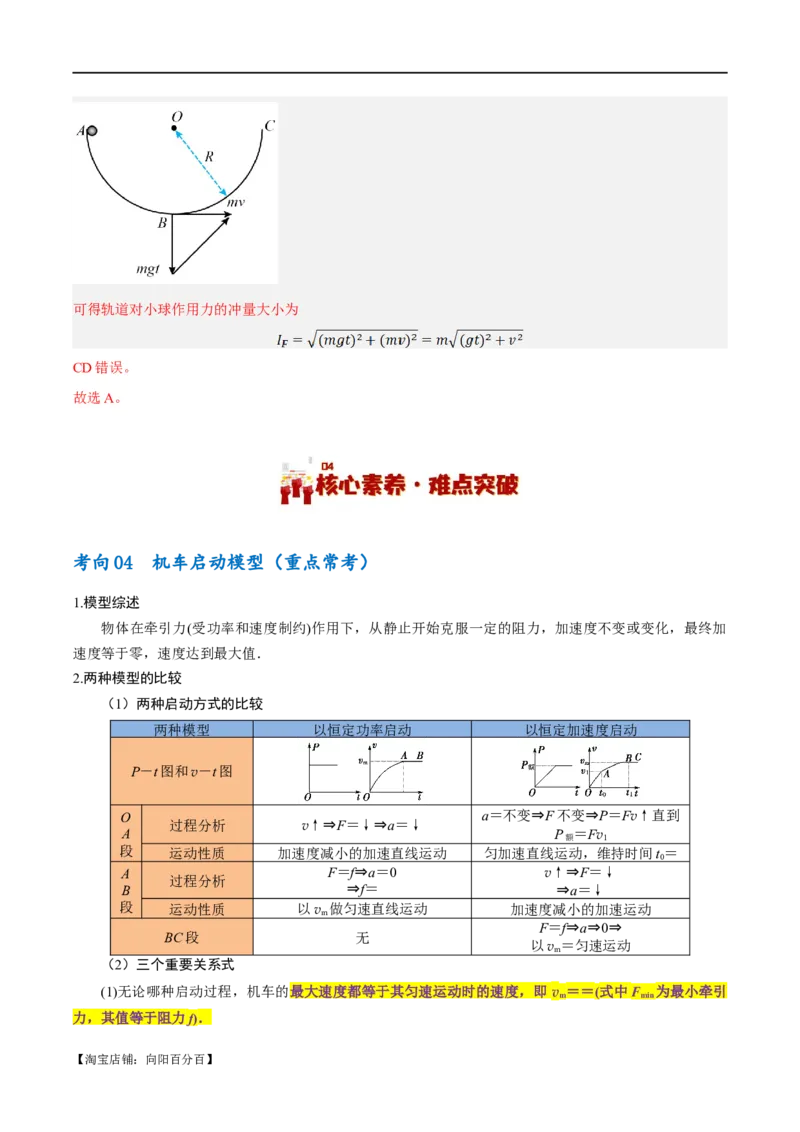 专题06动量与能量综合运用（讲义）（解析版）_04高考物理_新高考复习资料_2024新高考复习资料_二轮复习资料_讲义_教师版（含答案解析）