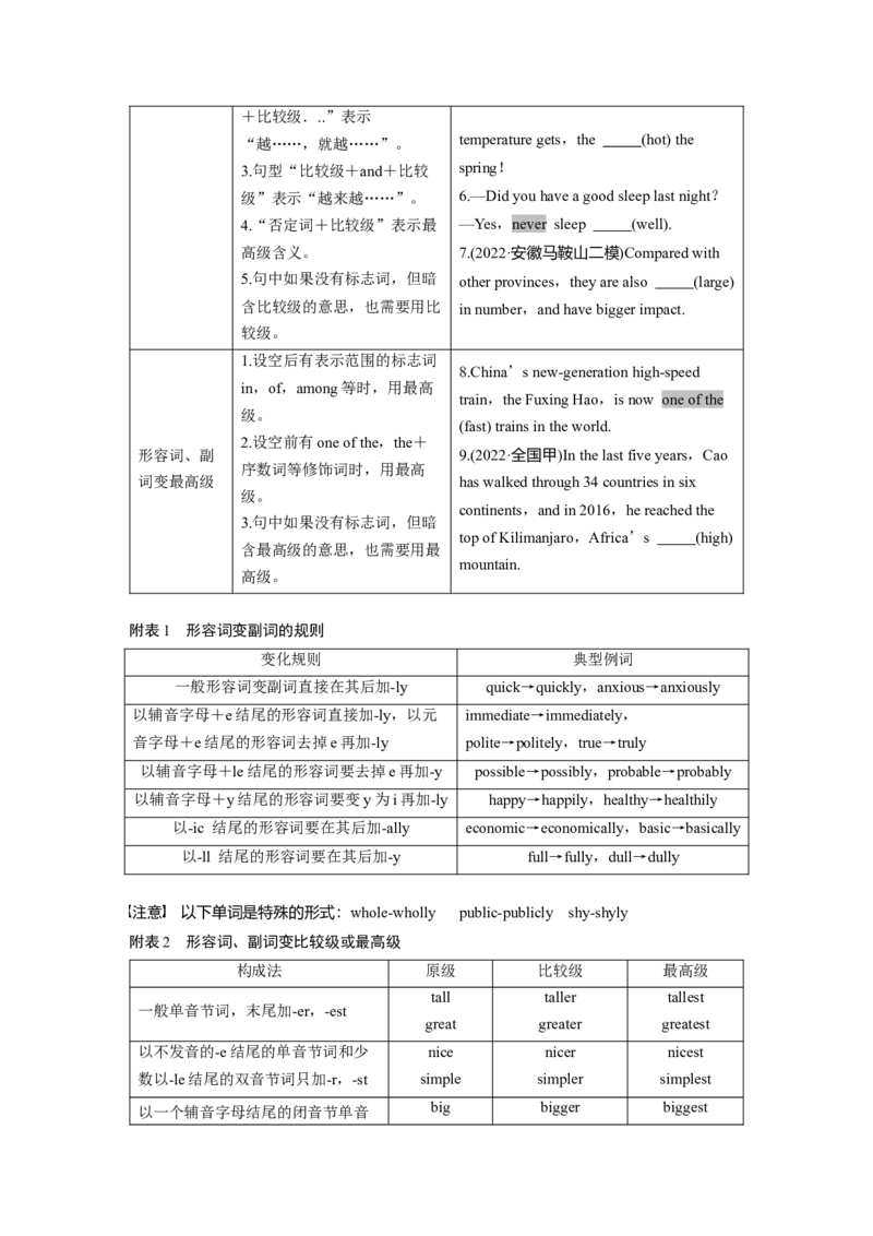 第2部分　专题4　第2讲　有提示词类&mdash;&mdash;名词、代词、形容词和副词_03高考英语_通用版（老高考）复习资料_2023年复习资料_二轮复习_2023年高考英语二轮复习讲义+课件（全国版）_学生版