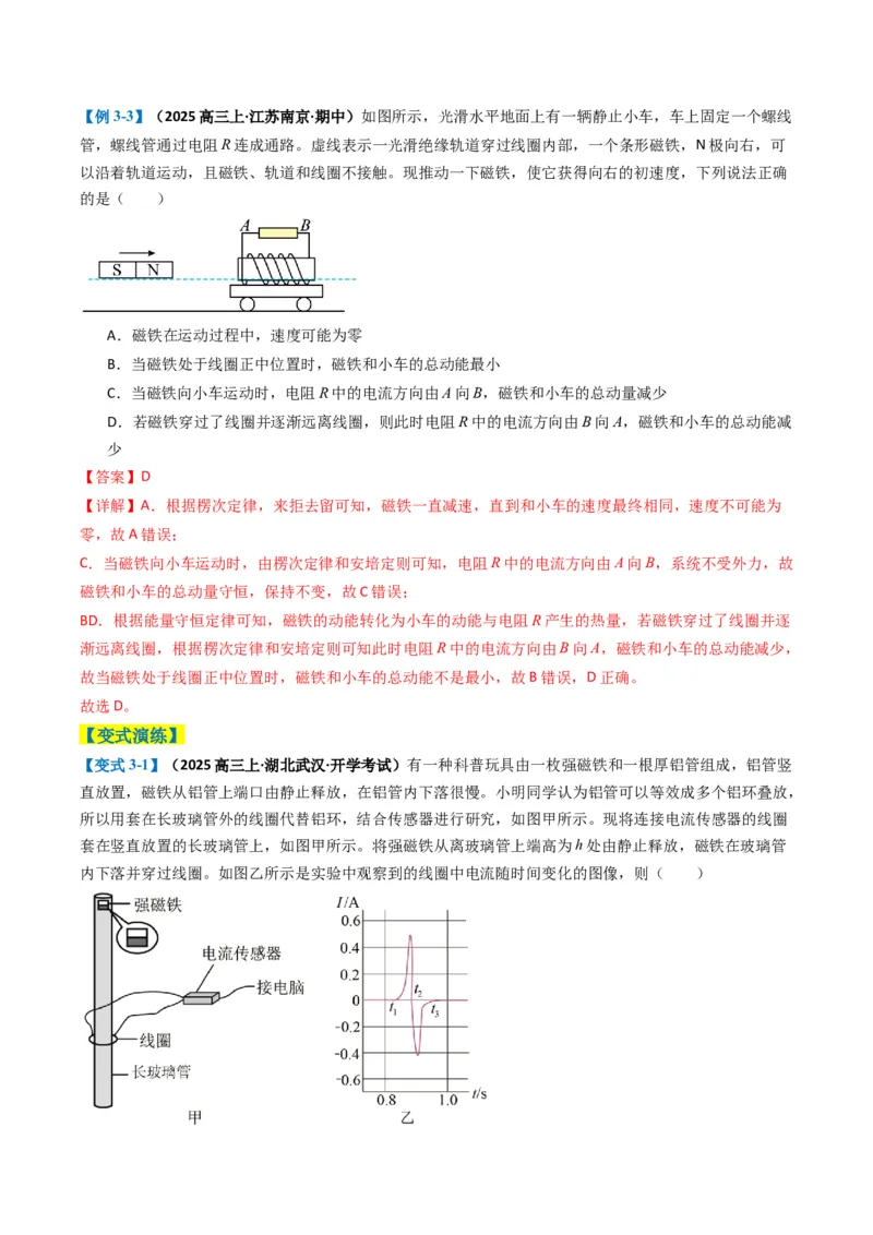 专题06电路与电磁感应(解析版)_04高考物理_2025年新高考资料_二轮复习_2025年高考物理二轮热点题型归纳与变式演练（新高考通用）339880232