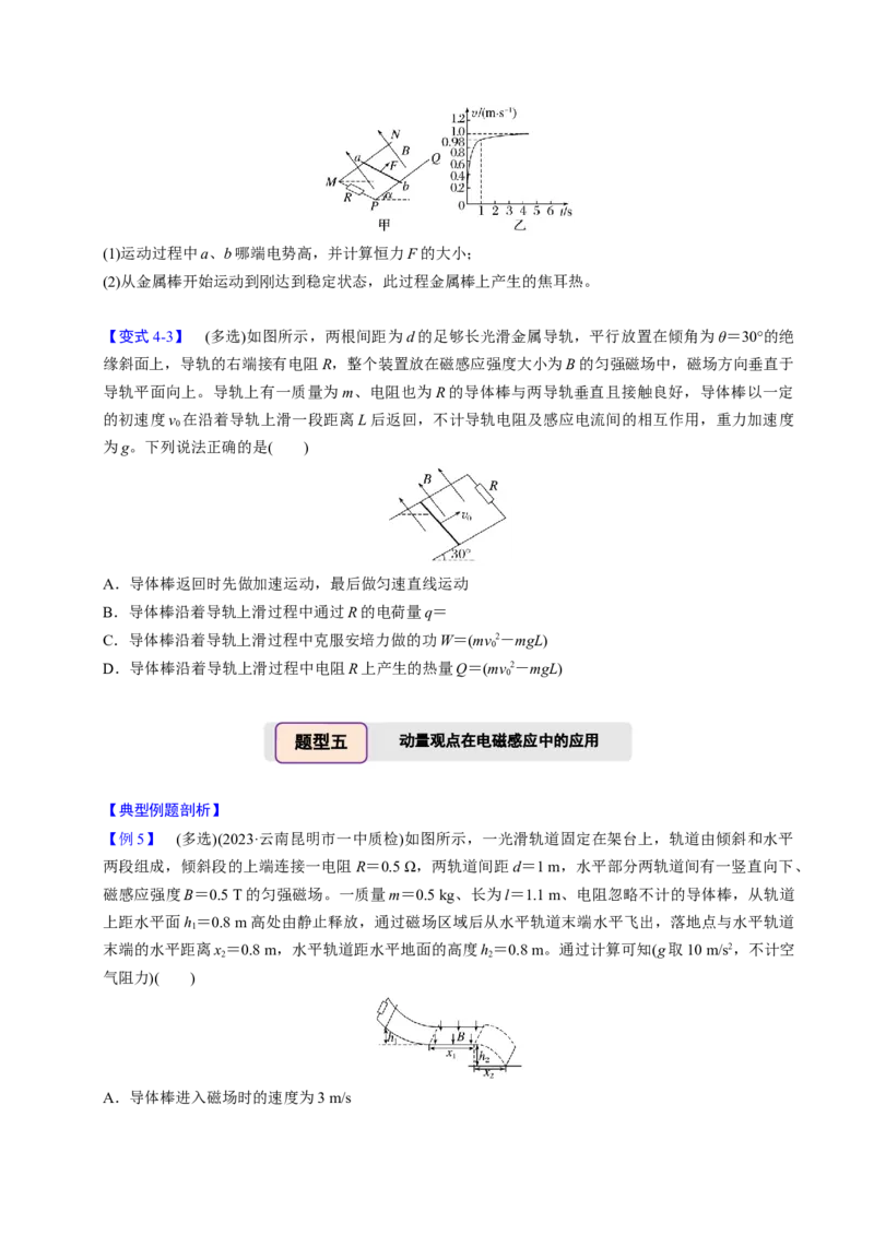 第22讲电磁感应五大题型（举一反三）（原卷版）_03高考英语_2025年新高考资料_二轮复习_01高考语文等多个文件_备战2025年高考物理举一反三系列（新高考通用）