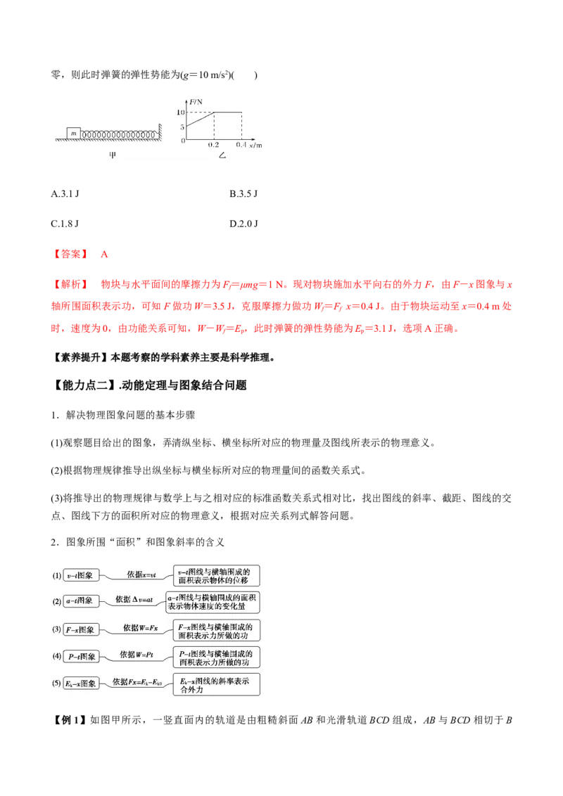 专题6.1功和功率、动能定理的应用讲解析版_04高考物理_新高考复习资料_2022年新高考复习资料_2022年高考物理一轮复习讲练测（新教材新高考）