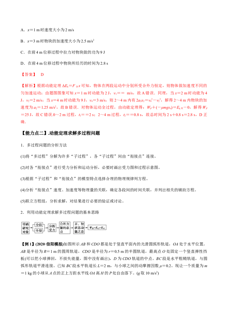 专题6.1功和功率、动能定理的应用讲解析版_04高考物理_新高考复习资料_2022年新高考复习资料_2022年高考物理一轮复习讲练测（新教材新高考）