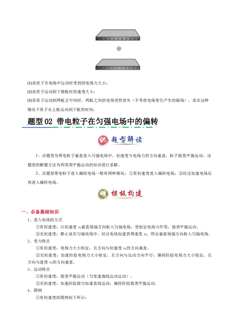 模板09静电场（五大题型）（原卷版）_04高考物理_2025年新高考资料_二轮复习_2025年高考物理答题技巧与模板构建339420717