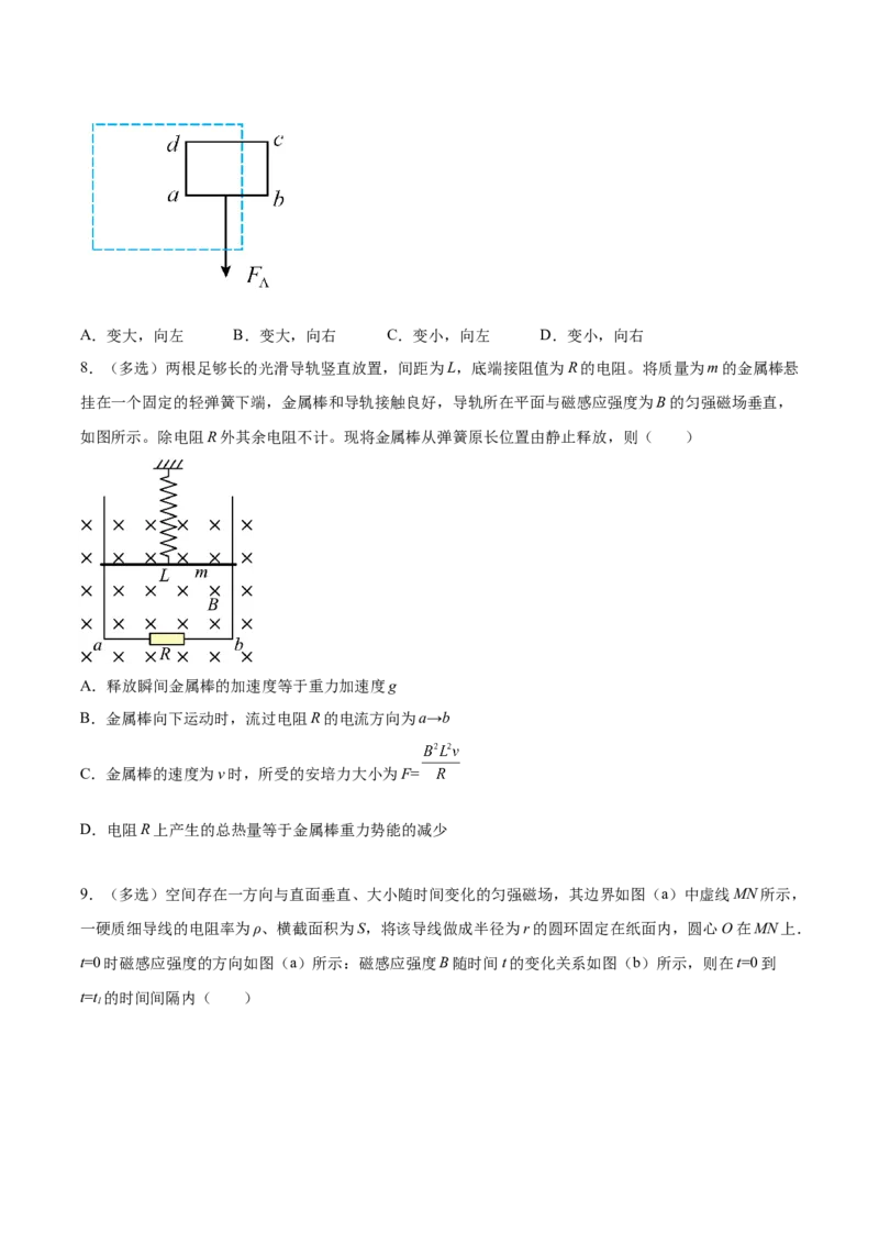 专题17法拉第电磁感应现象2022-2023高考三轮精讲突破训练（全国通用）（原卷版）_04高考物理_通用版（老高考）复习资料_2023年复习资料_三轮复习