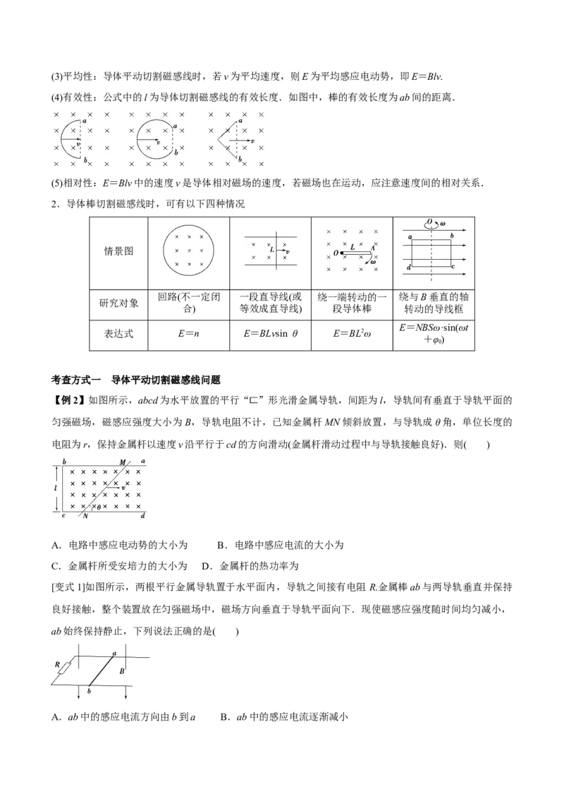 专题17法拉第电磁感应现象2022-2023高考三轮精讲突破训练（全国通用）（原卷版）_04高考物理_通用版（老高考）复习资料_2023年复习资料_三轮复习