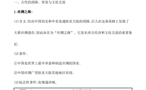 第三十五单元商路、贸易与文化教案_07高考历史_新高考复习资料_2022年新高考复习资料_2022届一轮复习讲练结合7.11更新_系列1_第三十五单元商路、贸易与文化