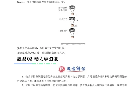 模板03牛顿运动定律（六大题型）（原卷版）_04高考物理_2025年新高考资料_二轮复习_2025年高考物理答题技巧与模板构建339420717