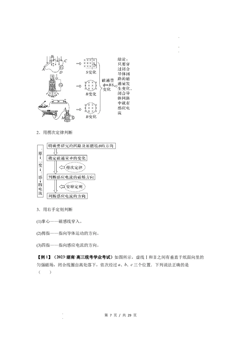 专题27法拉第电磁感应定律（原卷版）_04高考物理_新高考复习资料_2024新高考复习资料_一轮复习资料_完2024届高考物理一轮复习热点题型归类训练_专题27法拉第电磁感应定律