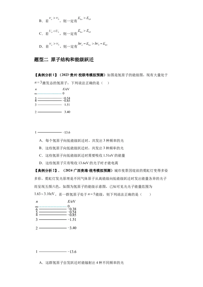 专题16物理学史及近代物理（原卷版）_04高考物理_新高考复习资料_2024新高考复习资料_二轮复习资料_2024年高考物理二轮热点题型归纳与变式演练（新高考通用）