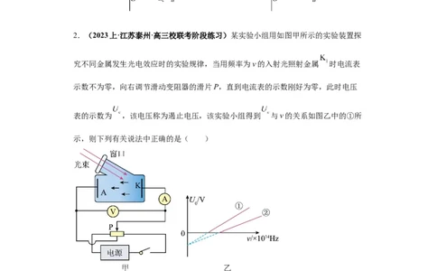专题16物理学史及近代物理（原卷版）_04高考物理_新高考复习资料_2024新高考复习资料_二轮复习资料_2024年高考物理二轮热点题型归纳与变式演练（新高考通用）