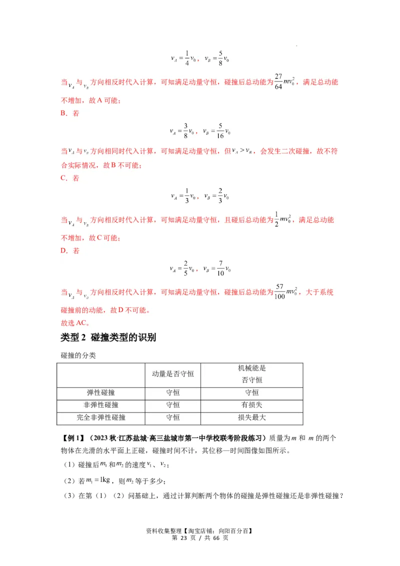 专题16动量能量在各类模型中的应用（解析版）_04高考物理_新高考复习资料_2024新高考复习资料_一轮复习资料_完2024届高考物理一轮复习热点题型归类训练