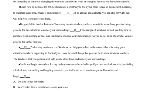 第34讲阅读七选五-段尾设空题（核心考点精讲精练）（解析版）_03高考英语_通用版（老高考）复习资料_2024年复习资料_完备战2024年高考英语一轮复习考点帮（全国通用）