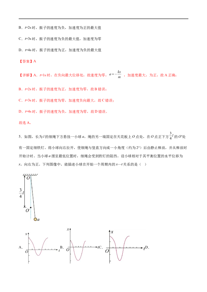 专题26机械振动与机械波2022-2023高考三轮精讲突破训练（全国通用）（解析版）_04高考物理_通用版（老高考）复习资料_2023年复习资料_三轮复习