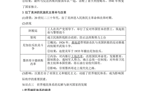 第39讲亚非拉民族独立运动的兴起和演进_07高考历史_新高考复习资料_2023年新高考复习资料_2023新高考大一轮复习讲义_2023年高考历史一轮复习讲义（部编版新高考）_赠补充习题