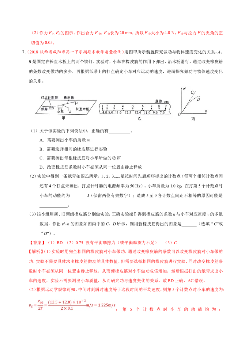 专题14实验与探究-备战2019年高考物理之纠错笔记系列（解析版）_04高考物理_新高考复习资料_2022年新高考复习资料_高考物理2022年一轮复习各版本_赠19年高考物理纠错笔记_44
